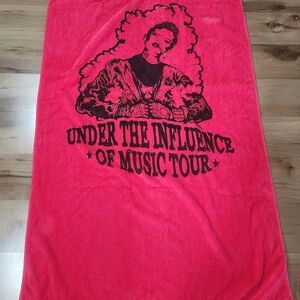 Red  Under The Influence Music Tour Towel